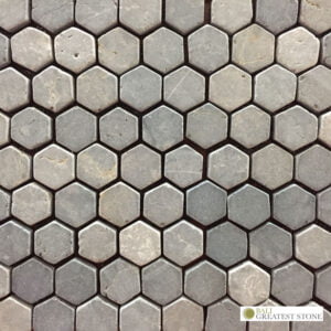 Bali Greatest Stone - Mosaic - Marble Mosaic - Mini Hexagon Light Grey