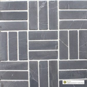 Bali Greatest Stone - Mozaic - Marble Mozaic - Gedeg 3x10 Dark Grey