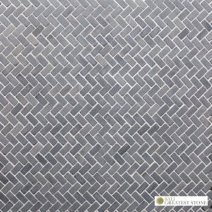 Bali Greatest Stone - Mozaic - Marble Mozaic - Herringbone 1.5x3 Dark Grey